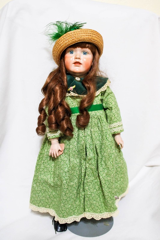 VINTAGE RUTH RUSSEL ARTIST FULL BISQUE JOINTED 24 INCH DOLL