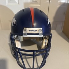 Denver Broncos Game Used Helmet Customized Peyton Manning #18 Extra Large