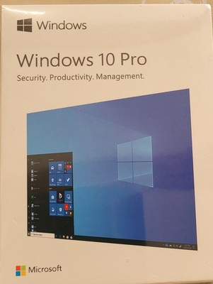 WIN 10 PRO 64 BIT Box Version DEUTSCH Lebenslange Aktivierung  USB