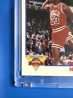 1991-92 NBA HOOPS Slam Dunk Champion Michael Jordan #IV **MINT