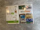 Wii Fit + Wii Play Nintendo Wii Game Bundle Tested Working