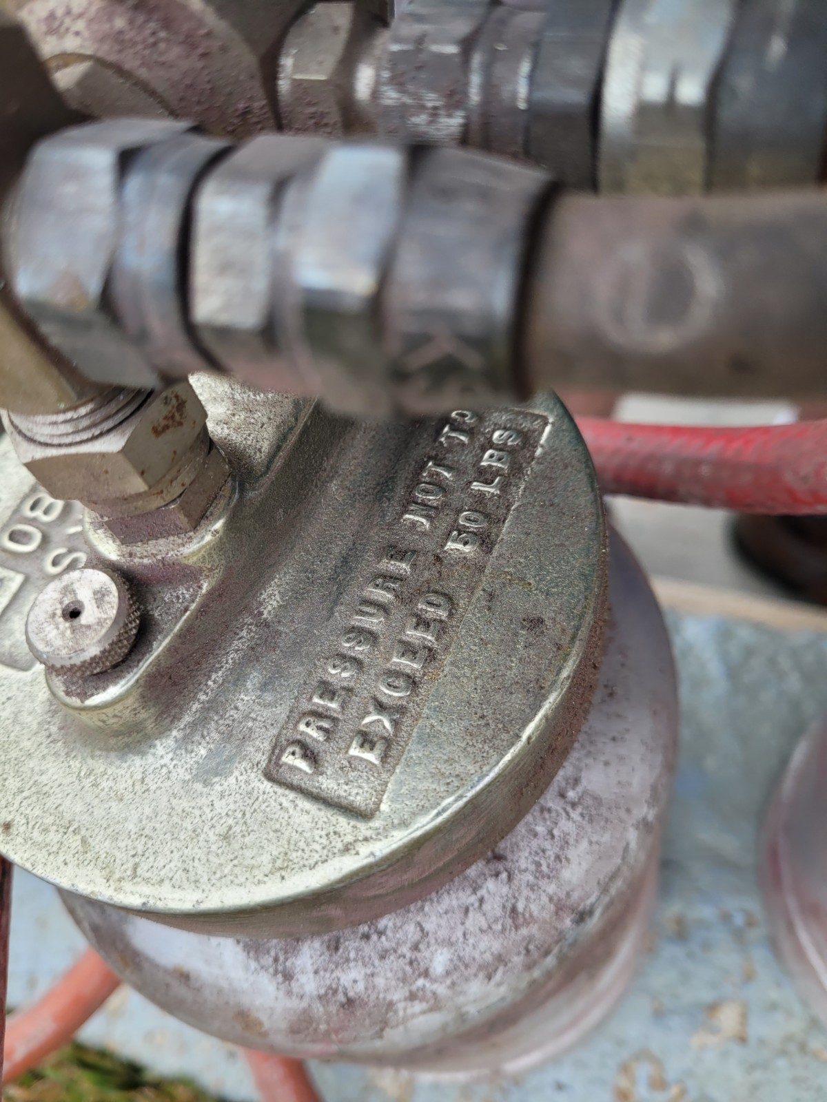 2 Binks Model 80 80-228  Paint Sprayer Pot Pressure Tanks w/ Pressure Gauge HOSE