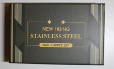 New Huing Podiatrist Professional Stainless Steel Nail Clipper Set - NEW In Box