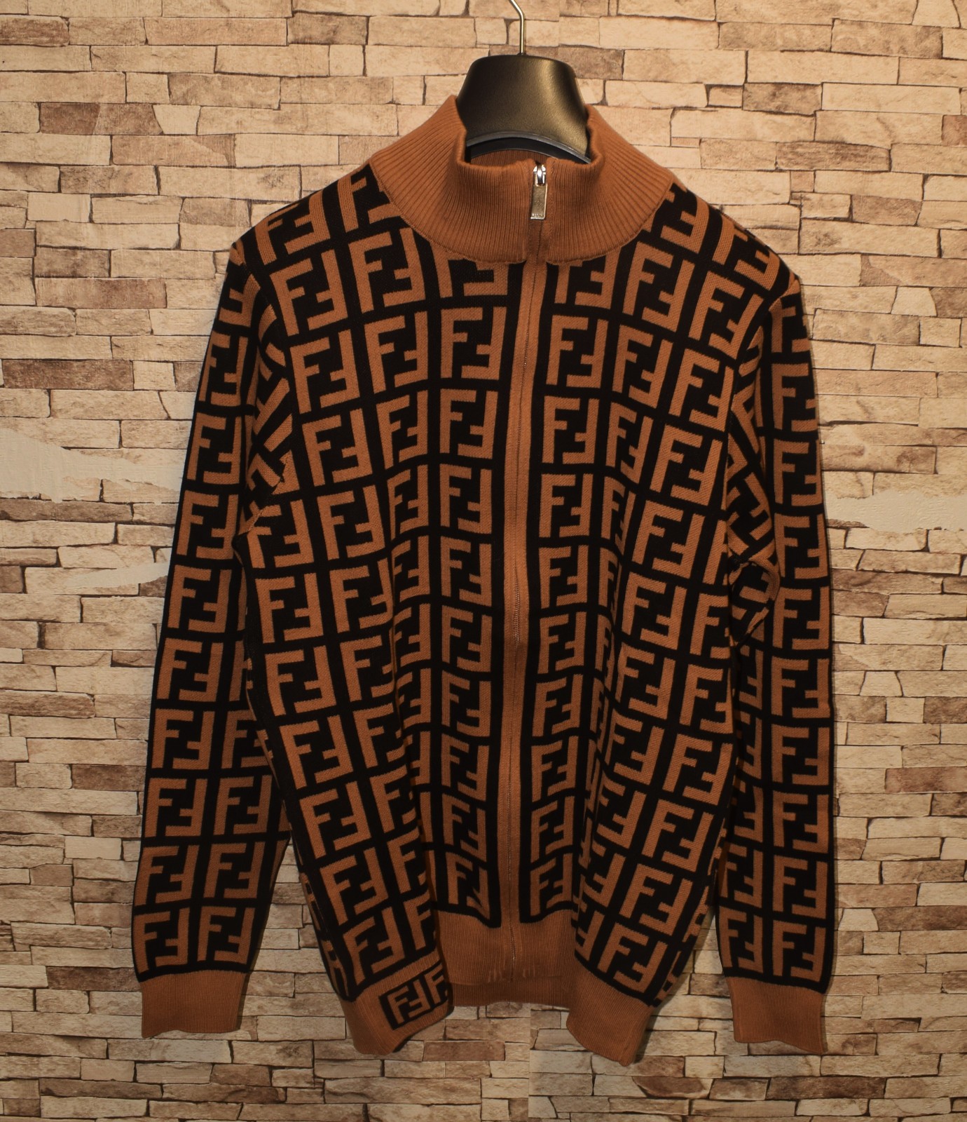 Fendi Mens Monogram Cotton Sweater size US S