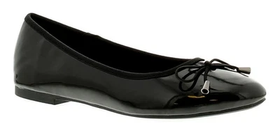 Platino Womens Flat Shoes Brittany 2 Slip On black UK Size