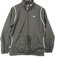Reebok RBK Zip Up Athletic Lightweight Jacket Women's Large Pre-owned