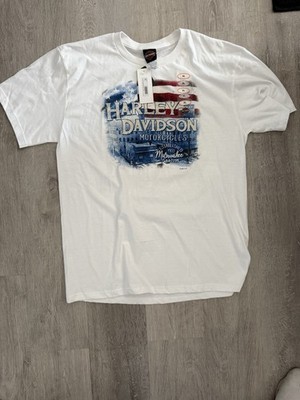 Harley-Davidson XL T-Shirts Milwaukee Diamondback Lawton-Fort Sill American Flag