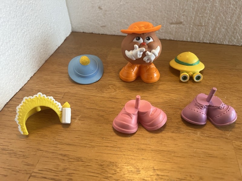 Hasbro Mr. Potato Head Accessories Lot - Assorted Hats and Shoes Toy Parts Set