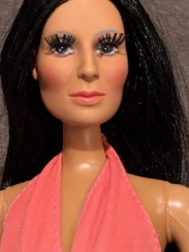 CHER 1975 Rootwd Eyelashes Vintage Mego Corp Hong Kong Barbie Doll GREAT Shape