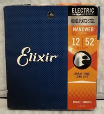 Elixir Electric Guitar Strings with NANOWEB Coating, Heavy .012-.052   