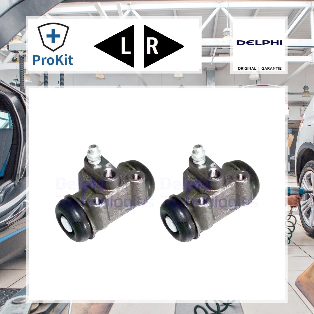 2x ORIGINAL® Delphi Radbremszylinder Hinten für Opel ARENA Combi ARENA Bus