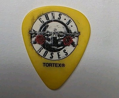 Guns N' Roses Duff McKagan Yellow Guitar Pick  2016 