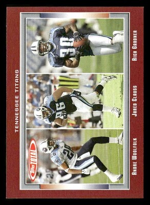 2006 Topps Total #397 Andre Woolfolk / Jared Clauss / Rich Gardner Red