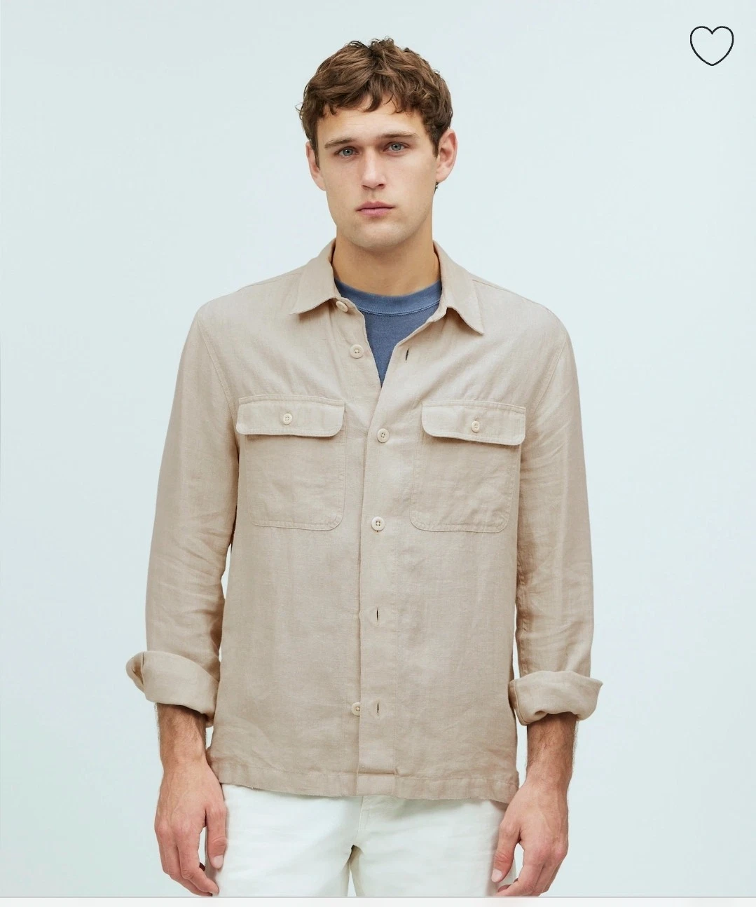 Madewell Men's Straight Hem Work Shirt in Garment-Dyed Linen Size M NEW Natural
Opens in a new windo