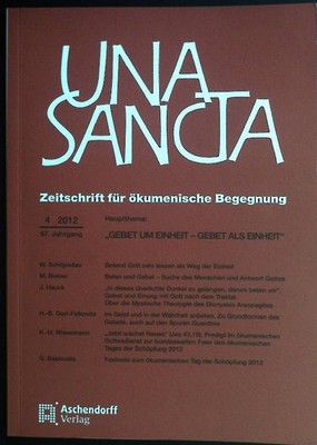 Betend Gott sein lassen als Weg der Einheit. -in: Una Sancta: Zeitschrift für ök