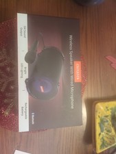 NIB Aiwa Portable Speaker With Microphone