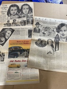 Vintage Sunday Newspaper Feature Sections Lot Philadelphia record History