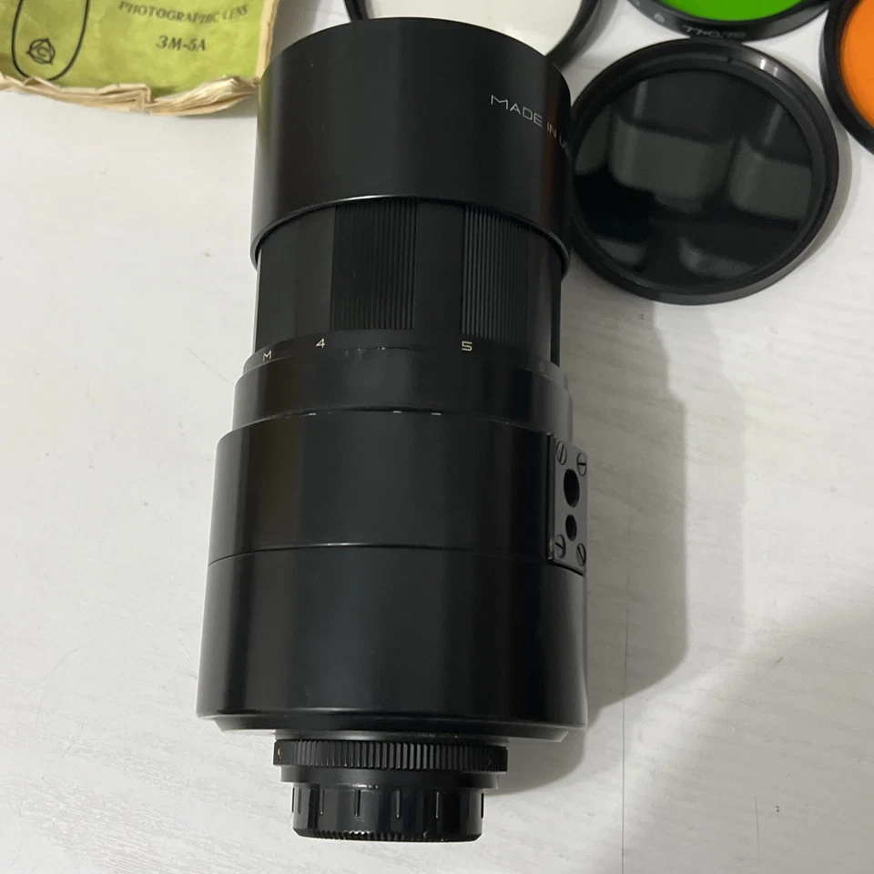 Lens 500mm F8 MC 3M - 5A (MTO - 500) Telephoto Mirror M42 Mount Soviet - Image 3 of 4