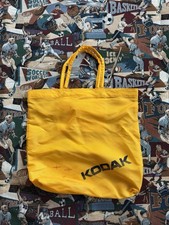Vintage 1992 Kodak Camera Film Yellow Tote Bag With Inside Zipper Pocket