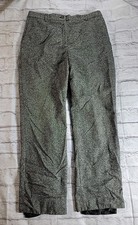 Pendleton Wool Pants Womens Sz 12 33x29 Grey Straight Lined Trousers