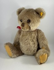 Vintage Steiff Jointed Teddy Bear w/ Button Tag 14" Tall Growler 0228/38 Mohair