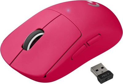 Logicool G PRO X SUPERLIGHT マジェンタ Logitech G PRO X SUPERLIGHT Wireless Gaming Mouse - Magenta - 910