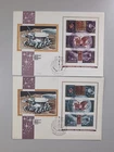 Soviet Union USSR FDC First Day Cover Mi Block 85, 86