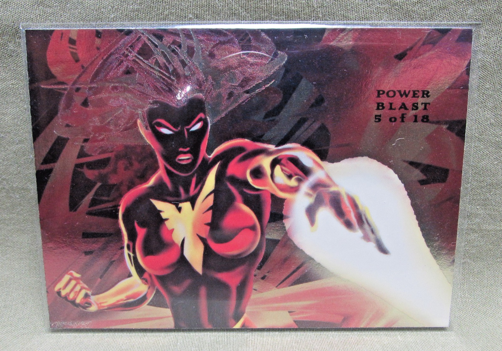 Phoenix #5 Marvel 1994 Flair Power Blast trading card — raw and PSA graded price guide