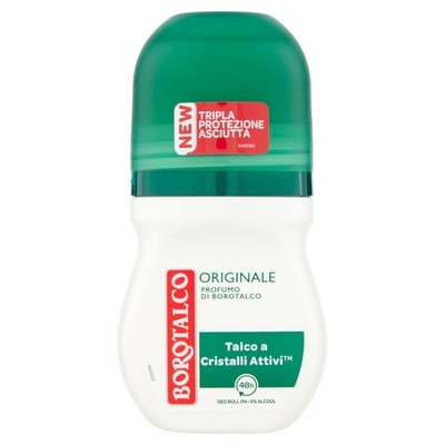 Borotalco: Deo Roll On ''Original Microtalc'' 50 ml (1.69 fl.oz), pack of 2