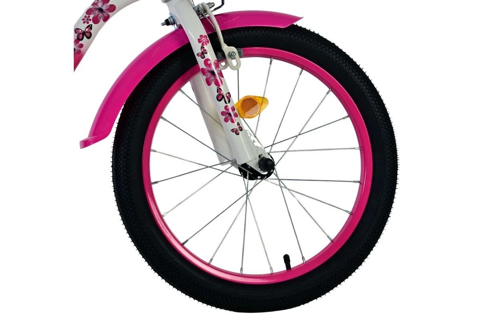 18 Zoll Kinder Mädchen Fahrrad Kinderfahrrad Rad Bike Mädchenrad Rücktritt rosa - Bild 2 von 4
