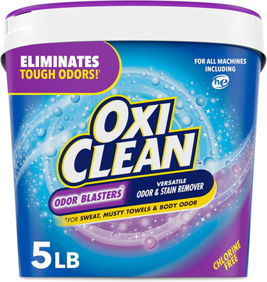 Oxiclean Odor Blasters Versatile Odor and Laundry Stain Remover Powder, 5 Lb