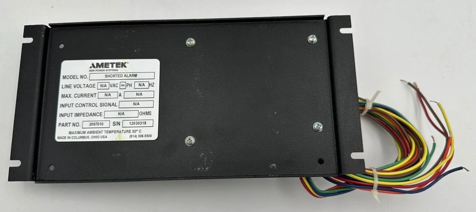 AMETEK SHORTED ALARM PART NO. 2097010 - Image 2 of 4