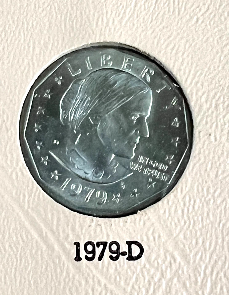 Susan B Anthony  Complete Set in Dansco Album  13 Coins + 1979 Type 2  PROOF - Image 4 of 4