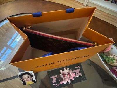 Louis Vuitton Neverfull MM Wrislet Monogram w/ Chain Strap + Felix