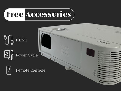 Eco-Friendly 3LCD Projector for Nonprofits & Churches 2800 Lumens Low Noise 4K 
