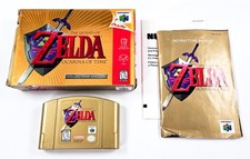 LEGEND OF ZELDA OCARINA OF TIME COLLECTOR'S EDITION COMPLETE CIB 1998 N64