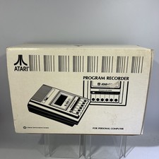 Atari 410 Program Recorder Cassette Player Vintage W/Box Manual ML