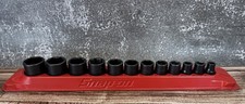 Snap-on Tools 311imya 12pc 12 Dr 6pt Sae 516 - 1 Shallow Impact Socket Set Snap-on Tools 311imya 12pc 12 Dr 6pt Sae 516 - 1 Shallow Impact Socket Set