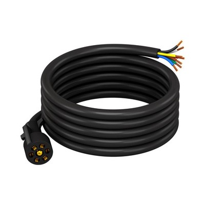 CheeMuii 7 Way Trailer Cord Heavy Duty 8 FT Trailer Wiring Harness Kit 7 Pin ...