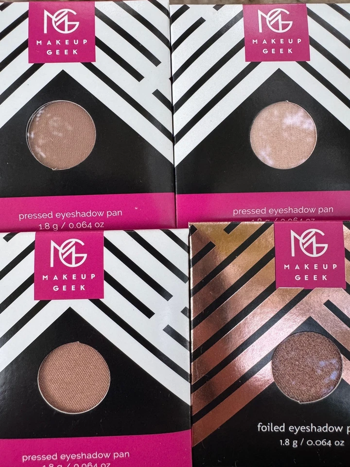 Makeup Geek 10 Eyeshadow Pans Shimma Shimma, Latte, Peach Smoothie, Grandstand - Image 4 of 4