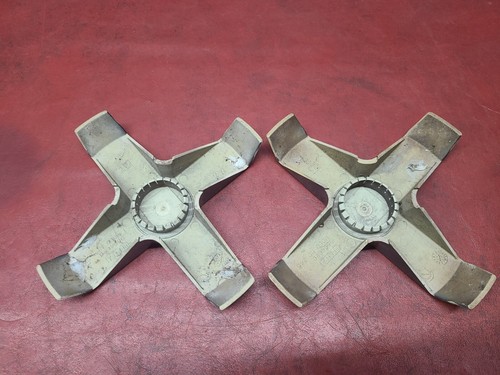 2003-2005 Saturn Ion 16" Hubcaps Center Caps PAIR Gray 9594690 - Picture 6 of 7