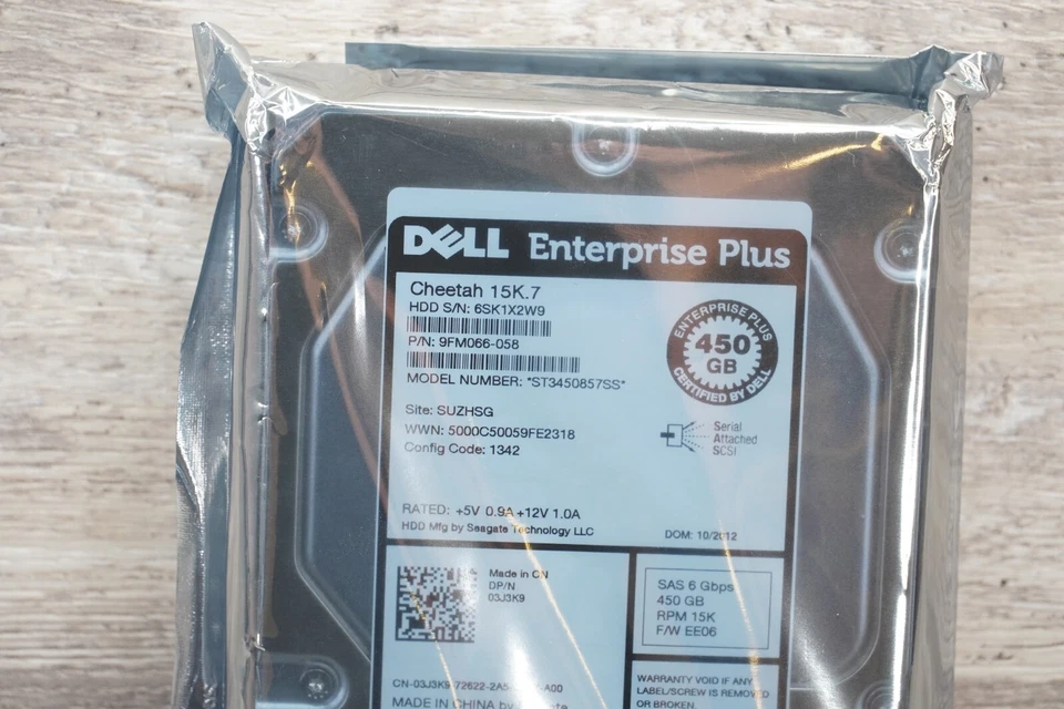R749K Dell CHEETAH ST3450857SS 450GB 15000RPM 6Gbps 3.5" SAS HDD Hard Drive - Image 2 of 4