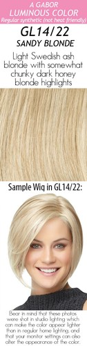 HIGH IMPACT Wig GABOR, *ANY COLOR!* Average or Large, Lace Front, Mono Part, NEW - Picture 21 of 45