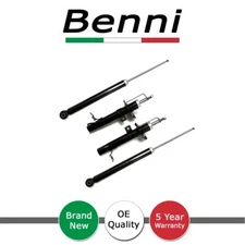 4x Shock Absorbers Front Rear Benni Fits Ford Fiesta 2002-2010 Mazda 2 2004-2003