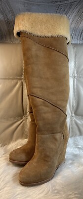 UGG Boots Mondri Over the Knee Wedge Boots Womens Sz 9.5 Unused! Sold Out!$595.
