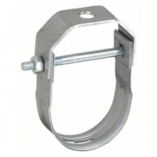 Lot of 5 Caddy Clevis Hangers 4" Pipe IP, Electro-Galvanized Steel