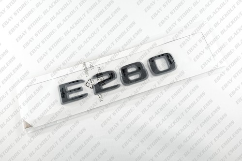 Gloss Black Emblems Trunk Letter for Mercedes-Benz E280 W210 W211 W212 W213 W214 - Picture 4 of 4