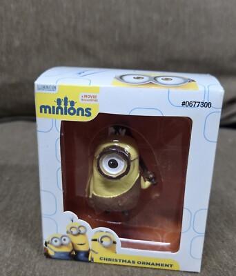 Minions Stuart Christmas Ornament New Caveman