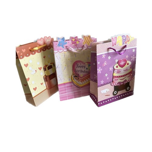 90th Birthday Gift Bag Set - Rose Gold Floral Design, Includes Gift Bag, Card & Tissue, Cheers To 90 Years Party Supplies