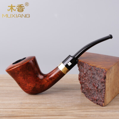 Briarwood Tobacco Pipe Handmade Bent Curved Smoking Pipe With 10 Free Accessorie